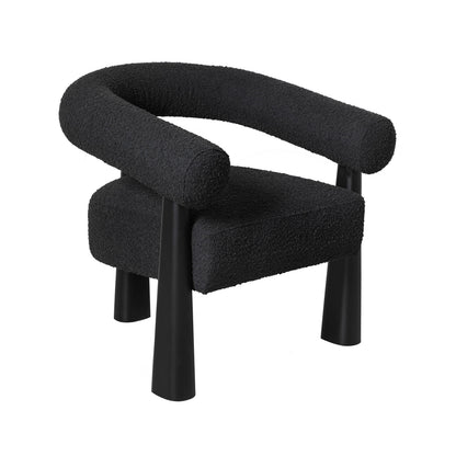 Spara Performance Boucle Accent Chair - Black - Image 1