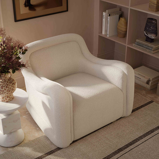 Charli Performance Boucle Swivel Chair - Image 2