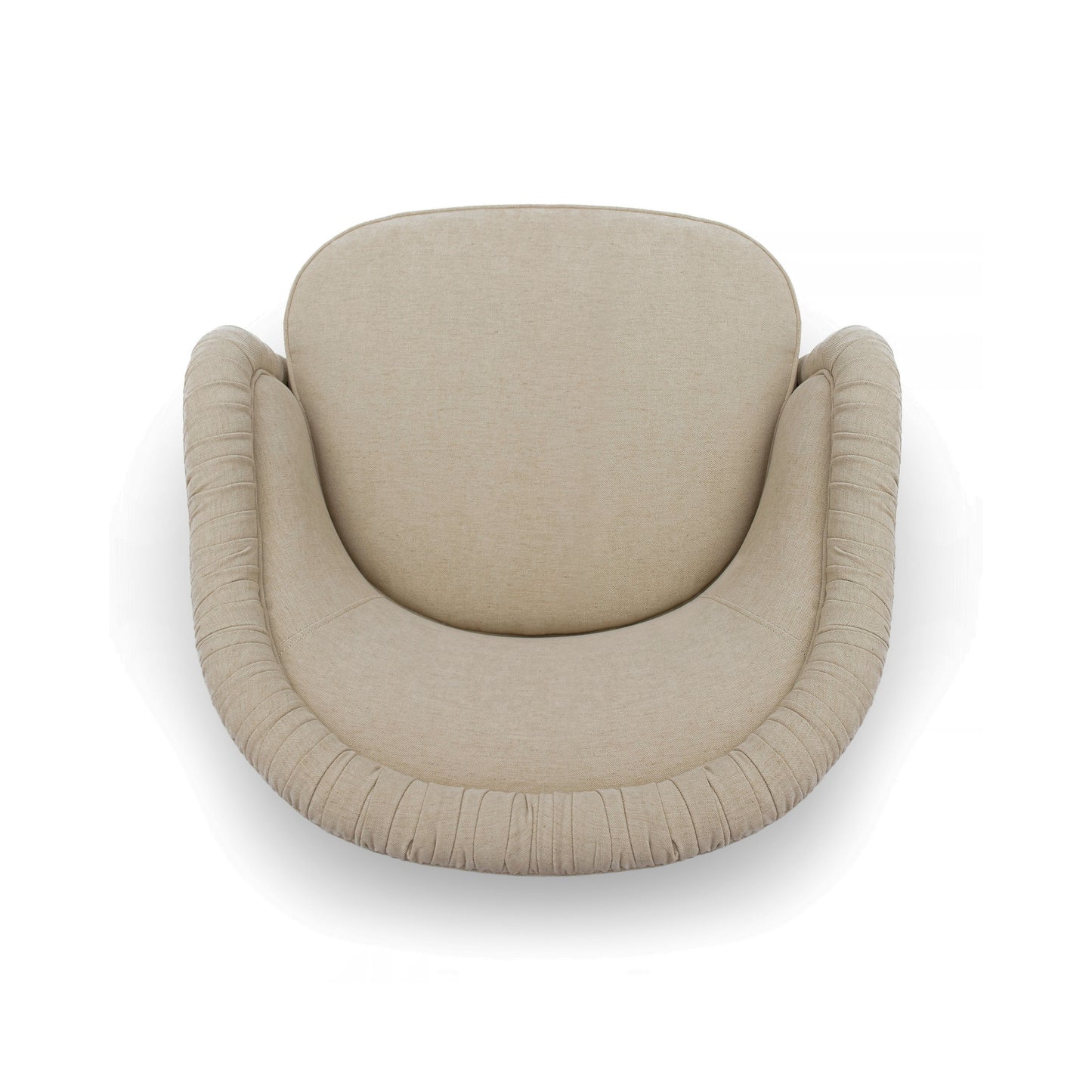 Pamela Tan Performance Chenille Tasseled Lounge Accent Chair - Image 6