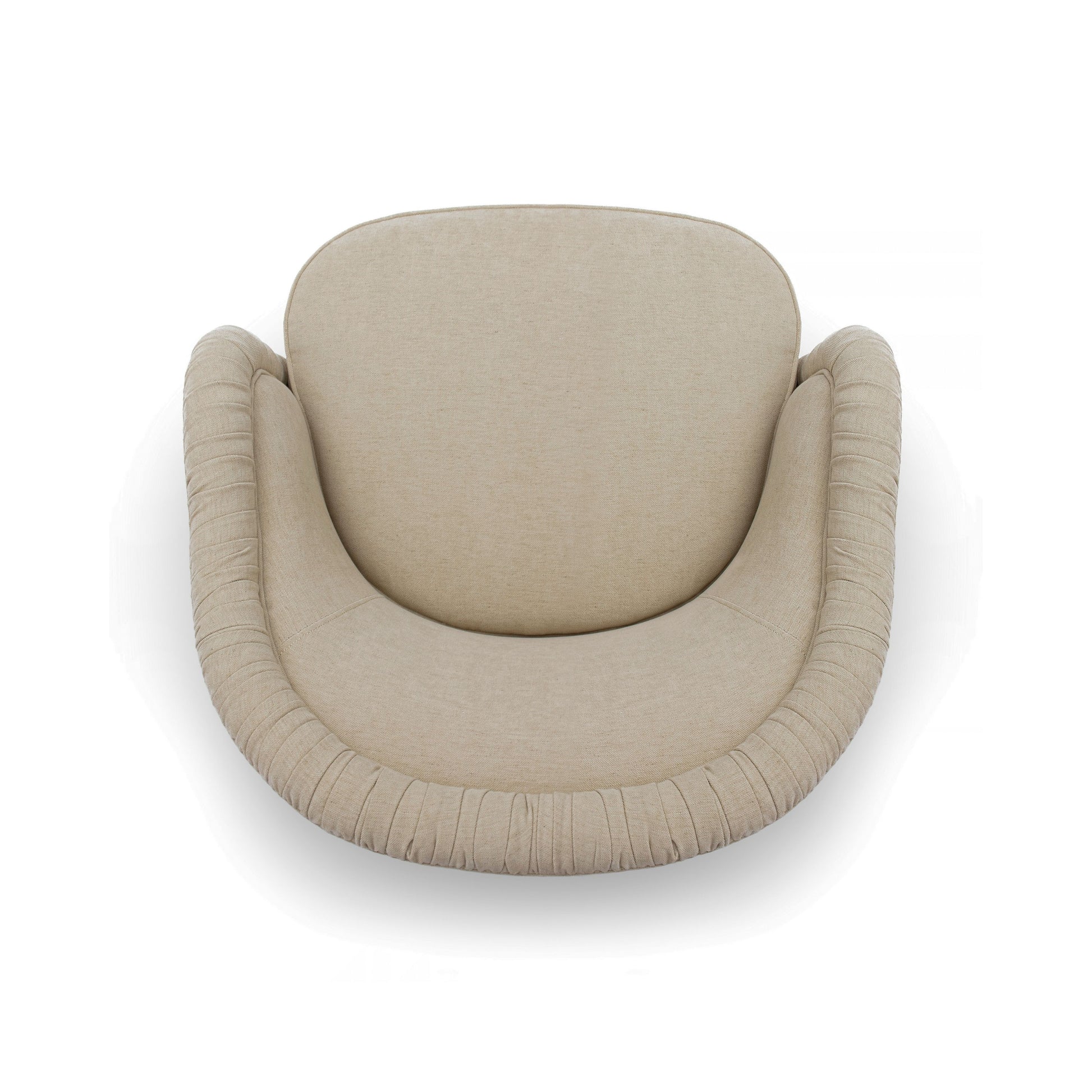 Pamela Tan Performance Chenille Tasseled Lounge Accent Chair - Image 6