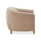Lina Accent Chair by Inspire Me! Home Decor - Cafe Au Lait - Image 4