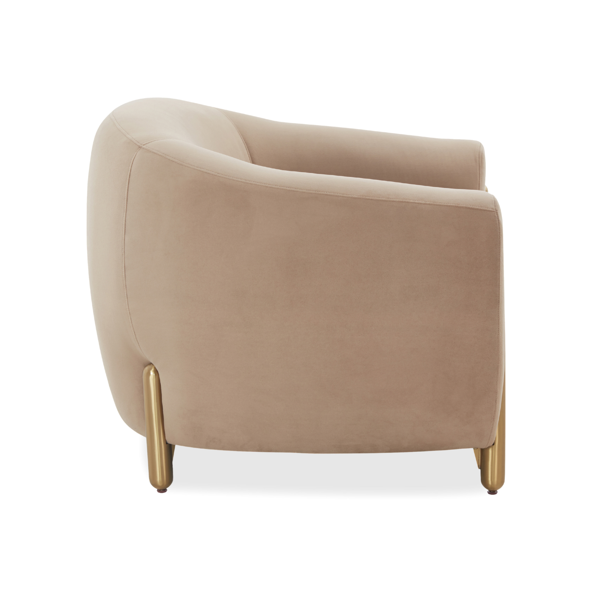 Lina Accent Chair by Inspire Me! Home Decor - Cafe Au Lait - Image 4