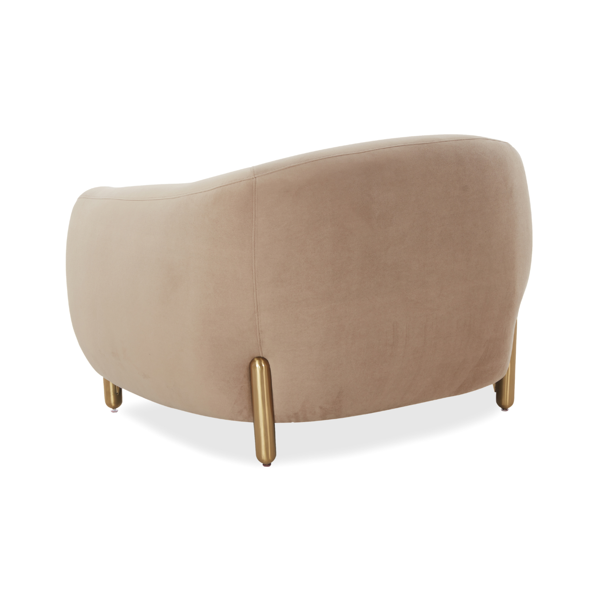 Lina Accent Chair by Inspire Me! Home Decor - Cafe Au Lait - Image 5