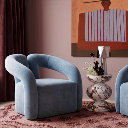 Jenn Accent Chair - Blue - Image 1