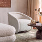 Clarke Cream Performance Boucle Swivel Accent Chair - Image 2