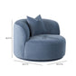 Fickle Swivel Accent Chair - Bluestone - Image 7