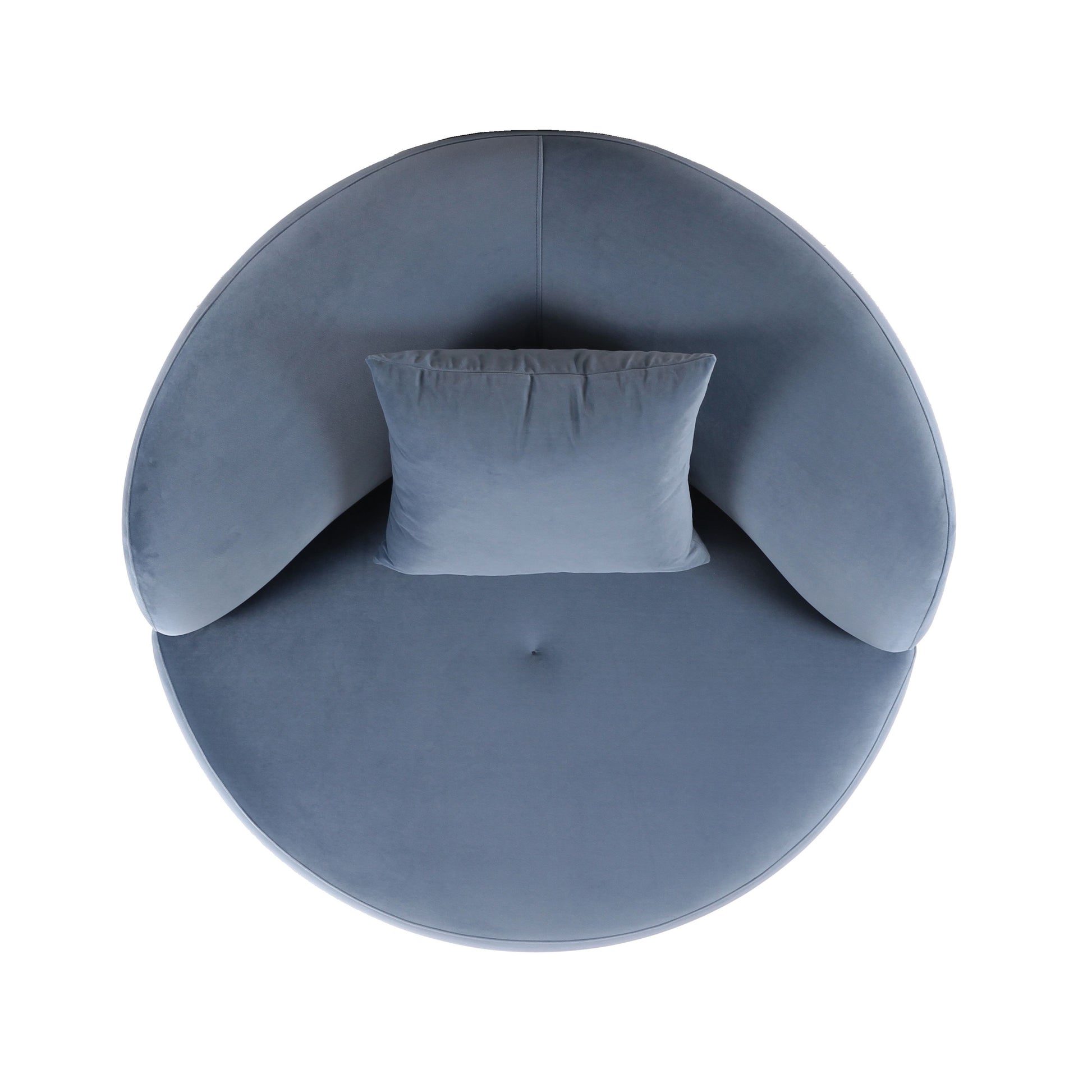 Fickle Swivel Accent Chair - Bluestone - Image 8