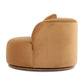 Fickle Swivel Accent Chair - Camel - Image 3