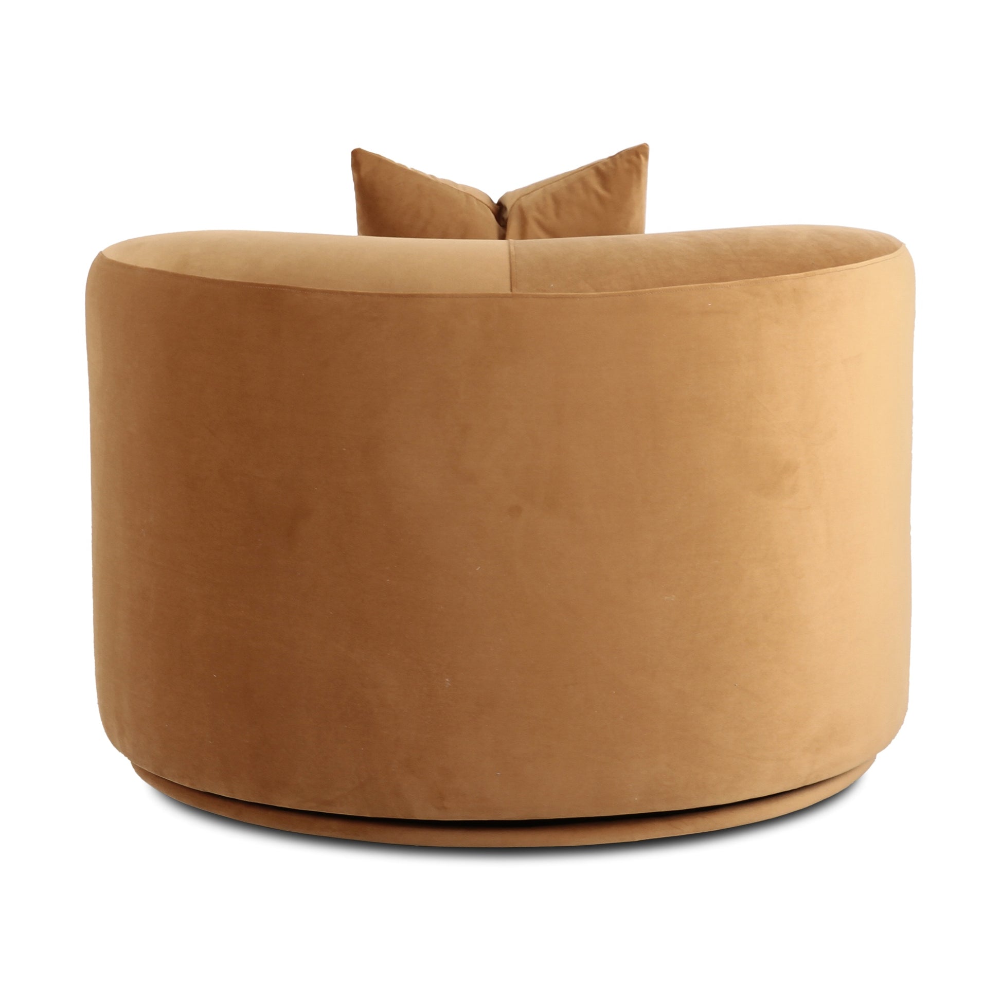 Fickle Swivel Accent Chair - Camel - Image 5