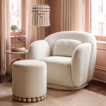 Misty Accent Chair - Off-White - Image 1