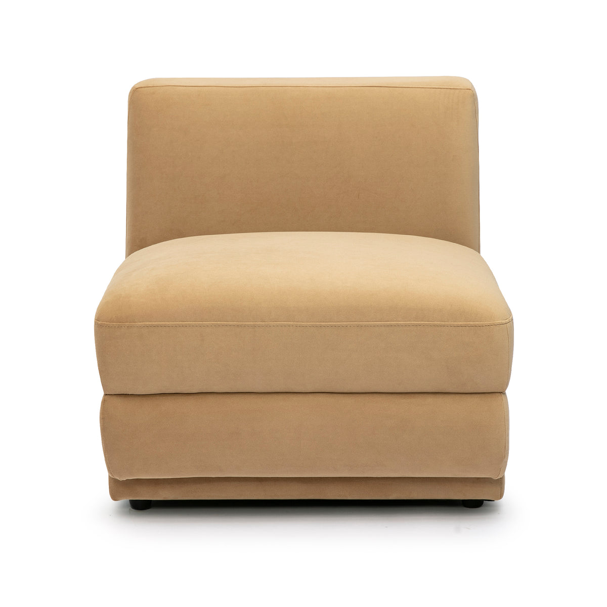 Perry Modular Armless Chair - Tan - Image 2