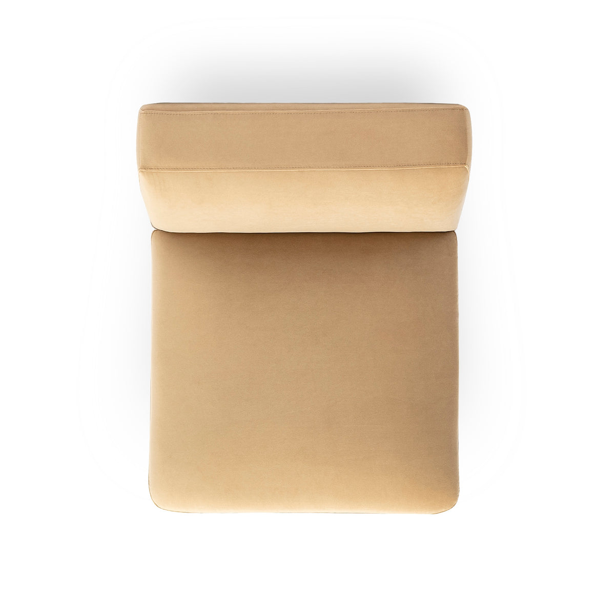 Perry Modular Armless Chair - Tan - Image 5