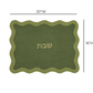 Wavy Challah Cover - Green - Image 6