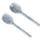 Mera Resin Serving Spoons - Set of 2 - Black and White - Image 3