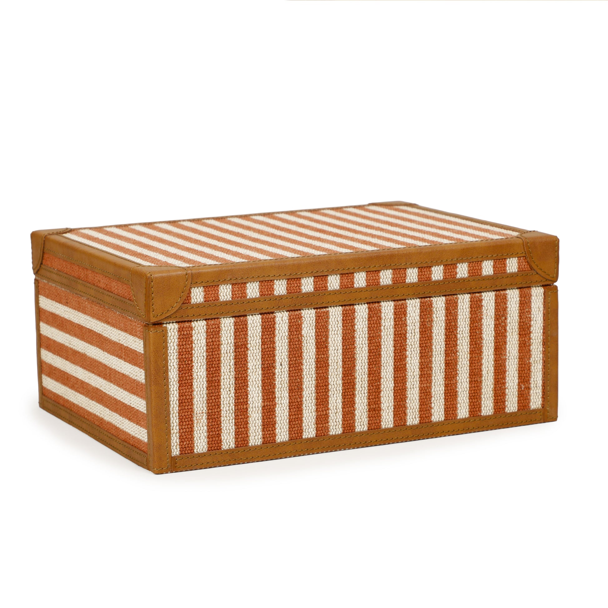 Kora Cotton Jute Contract-Grade Jewelry Box Set - Terracotta - Image 4