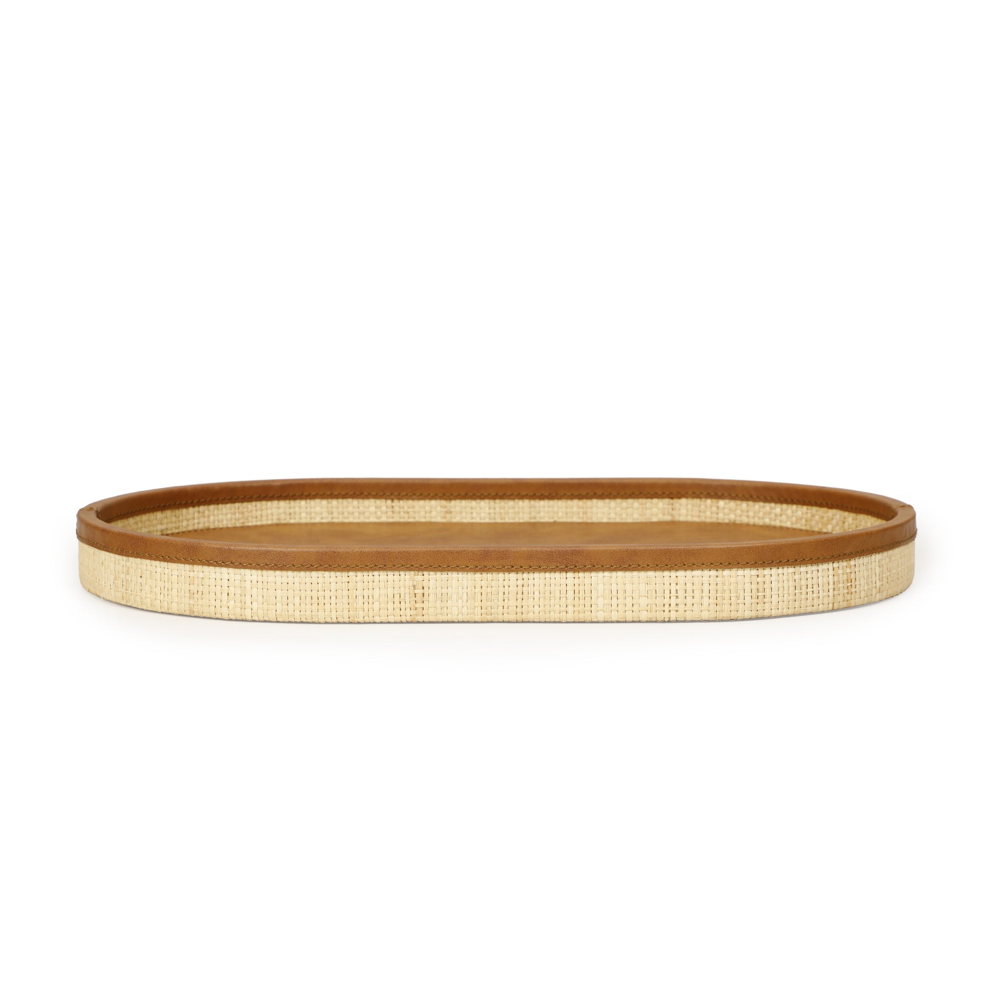 Hakiri Natural Raffia Contract-Grade Storage Tray - Large - Image 3