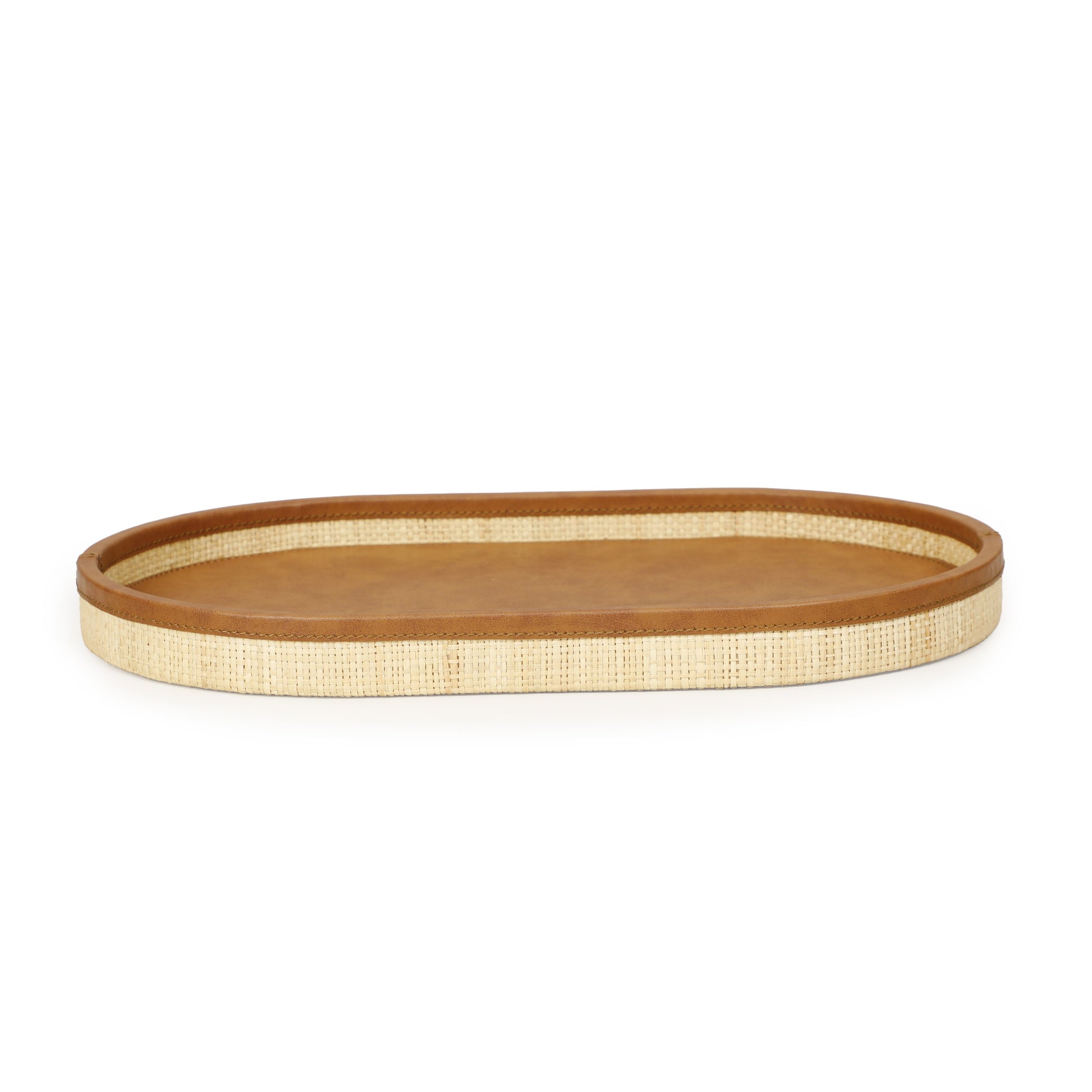 Hakiri Natural Raffia Contract-Grade Storage Tray - Large - Image 4