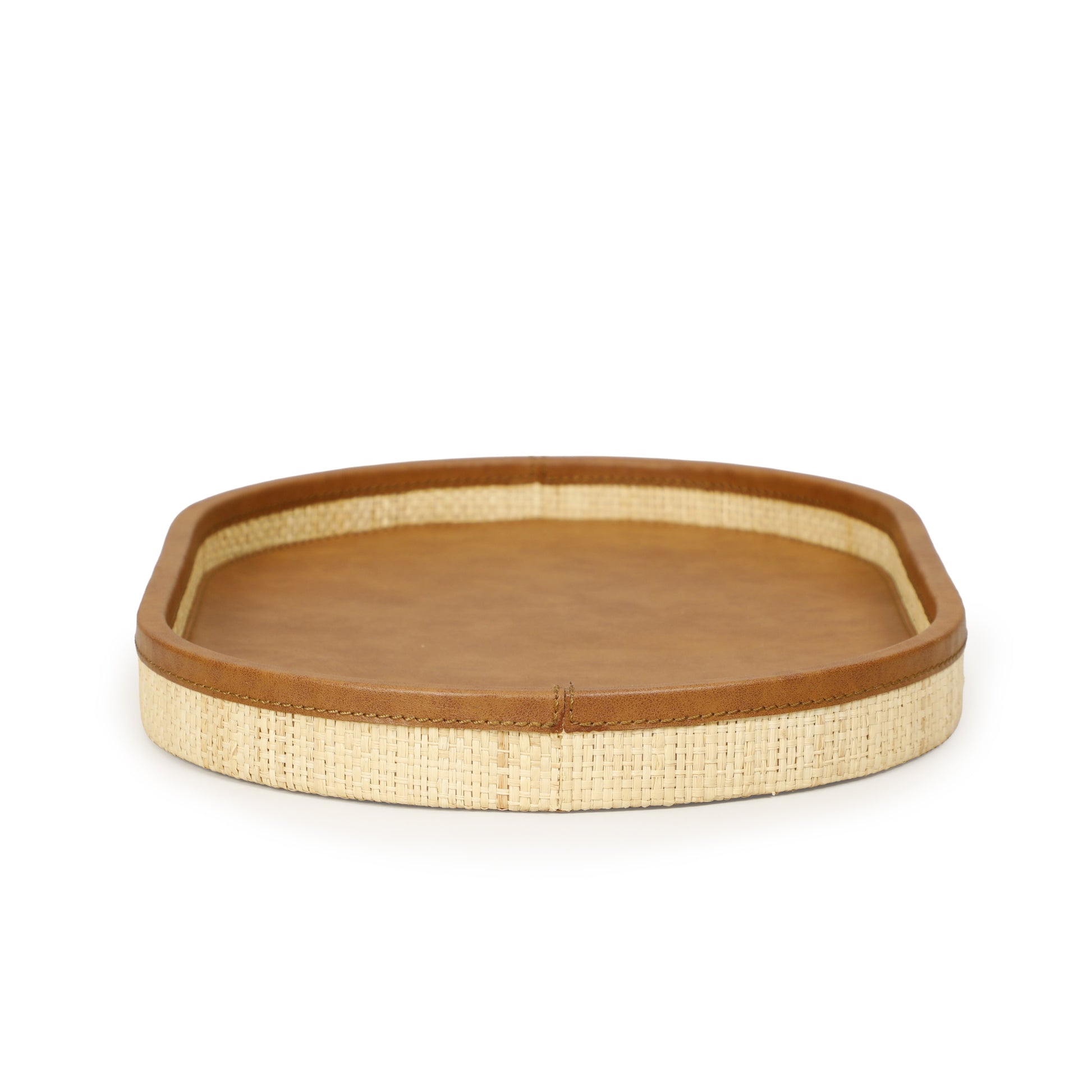 Hakiri Natural Raffia Contract-Grade Storage Tray - Large - Image 5