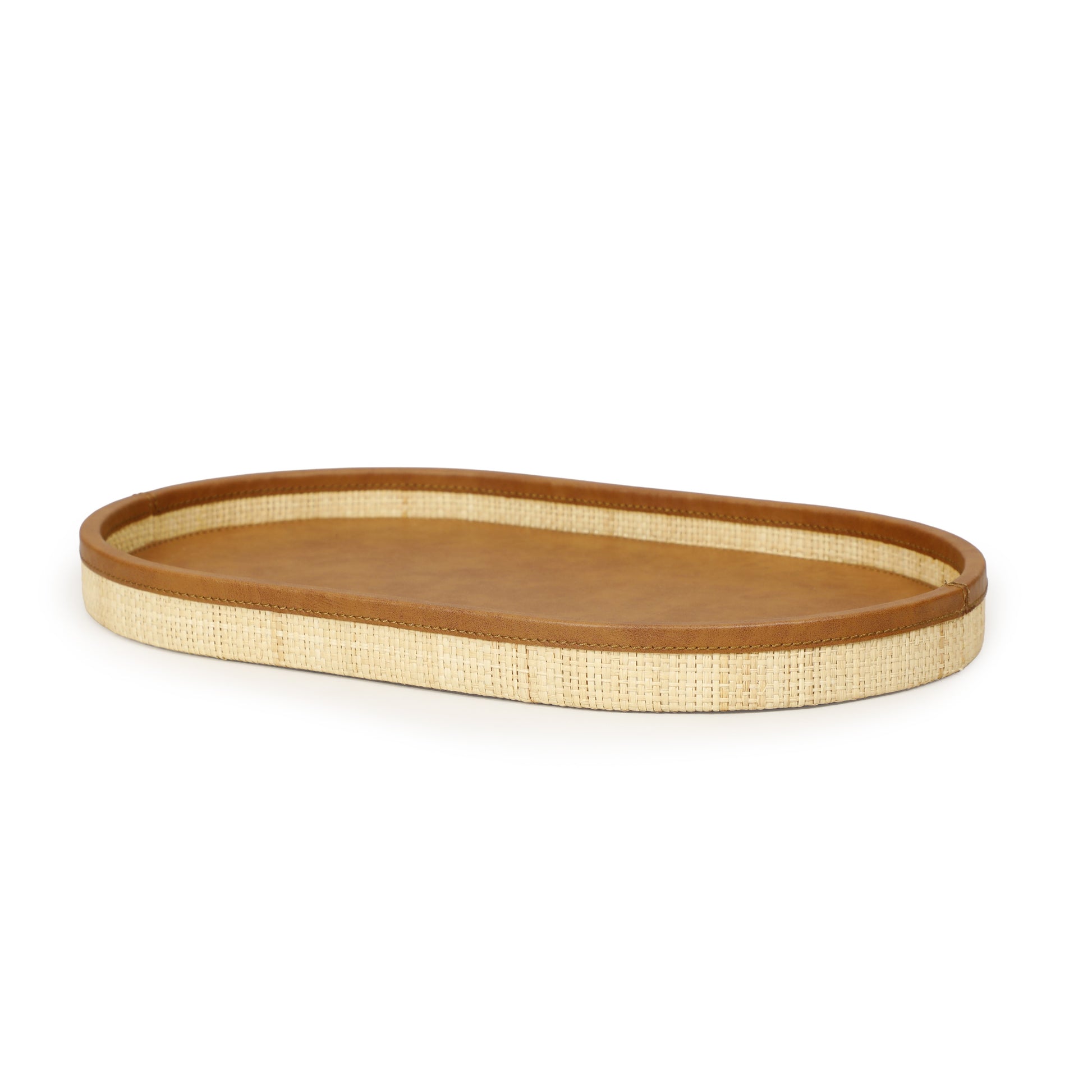 Hakiri Natural Raffia Contract-Grade Storage Tray - Large - Image 6