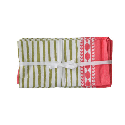 Crissy Cotton Canvas Printed Napkins - Set of 4 - Image 1