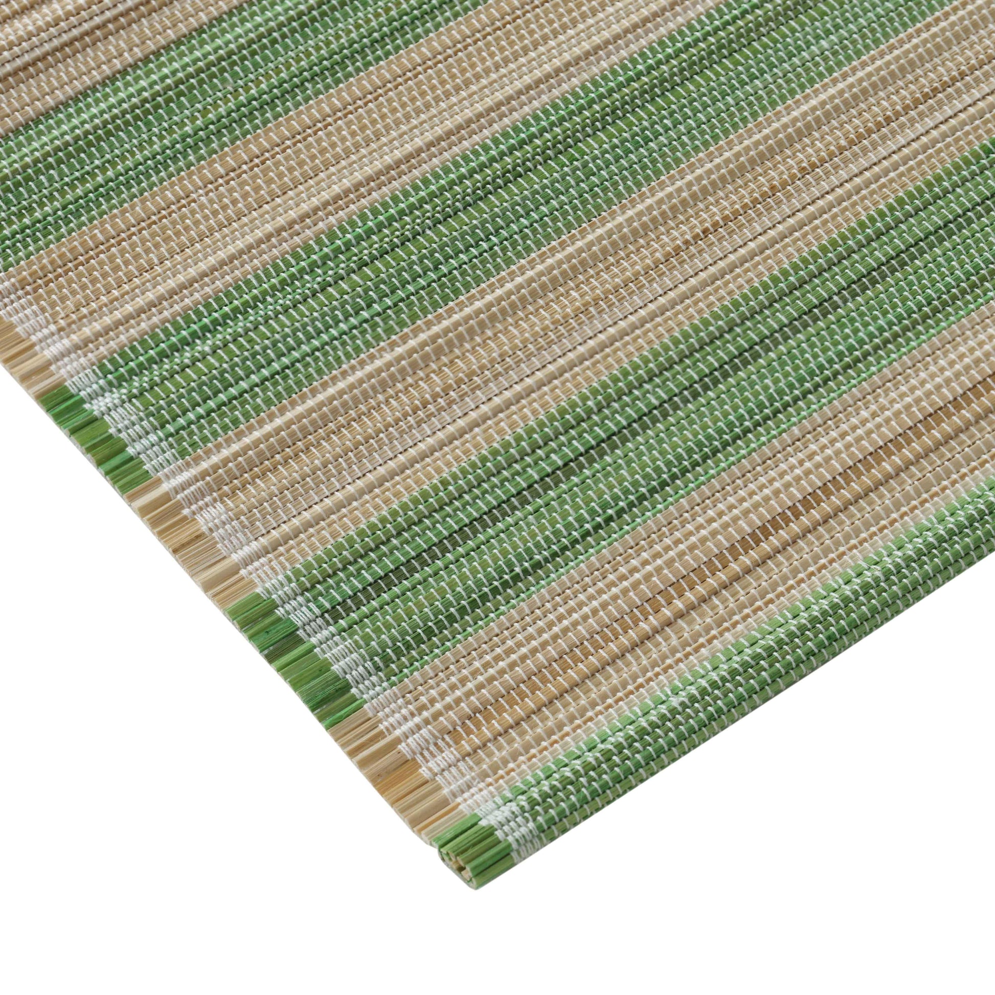 Jora Faded Bamboo Placemat - Set of 4 - Green - Image 4