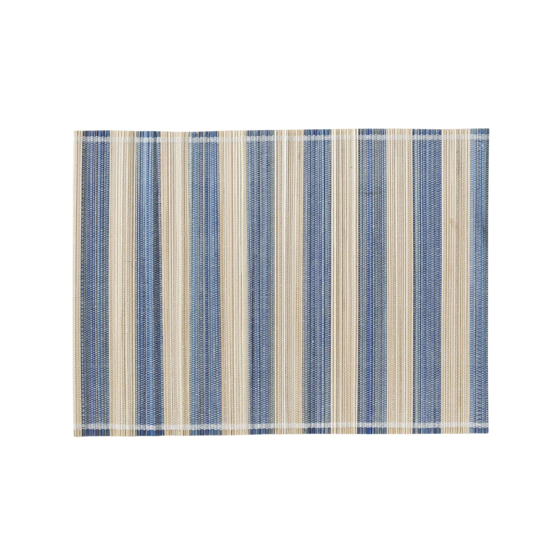 Jora Faded Bamboo Placemat - Set of 4 - Blue - Image 2