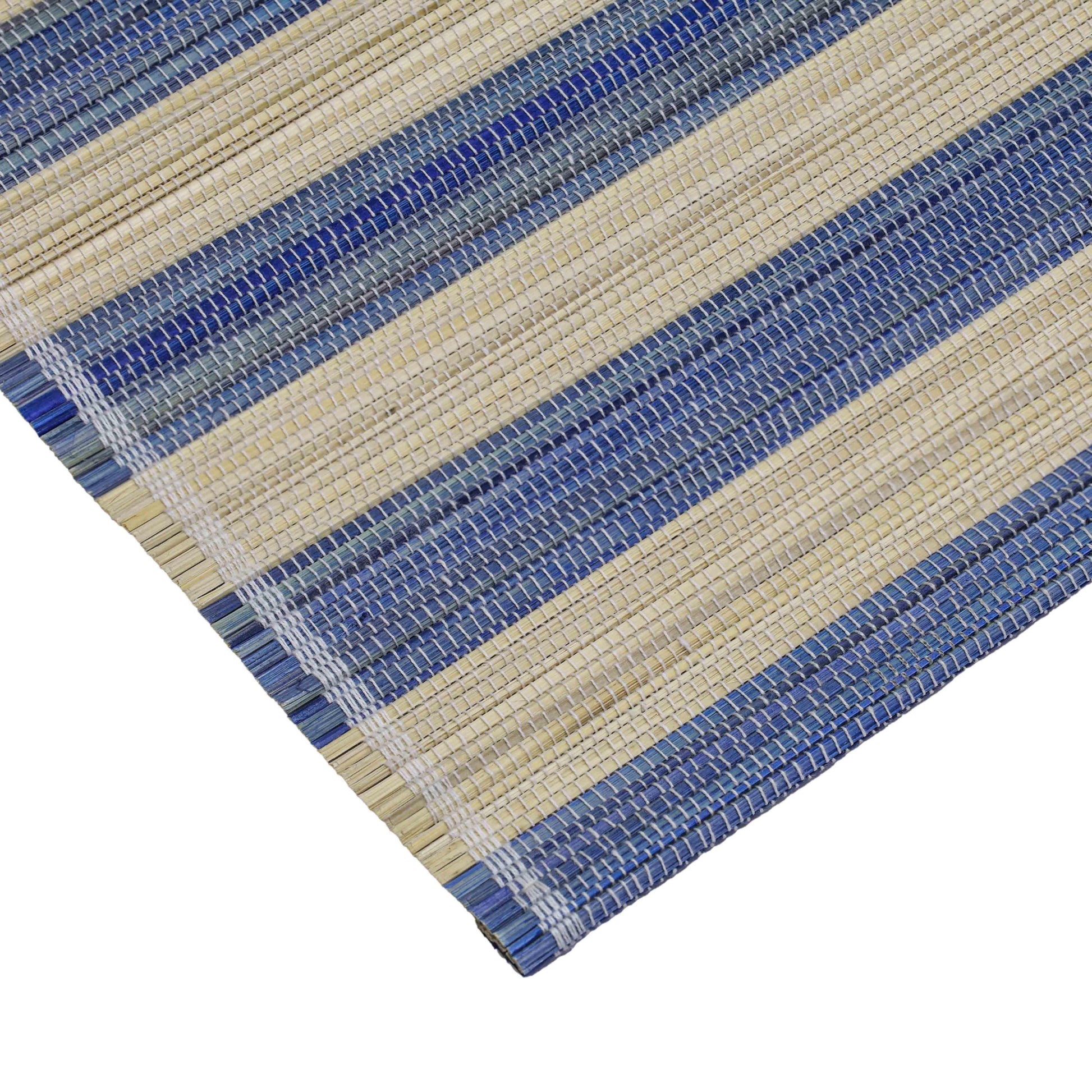 Jora Faded Bamboo Placemat - Set of 4 - Blue - Image 4