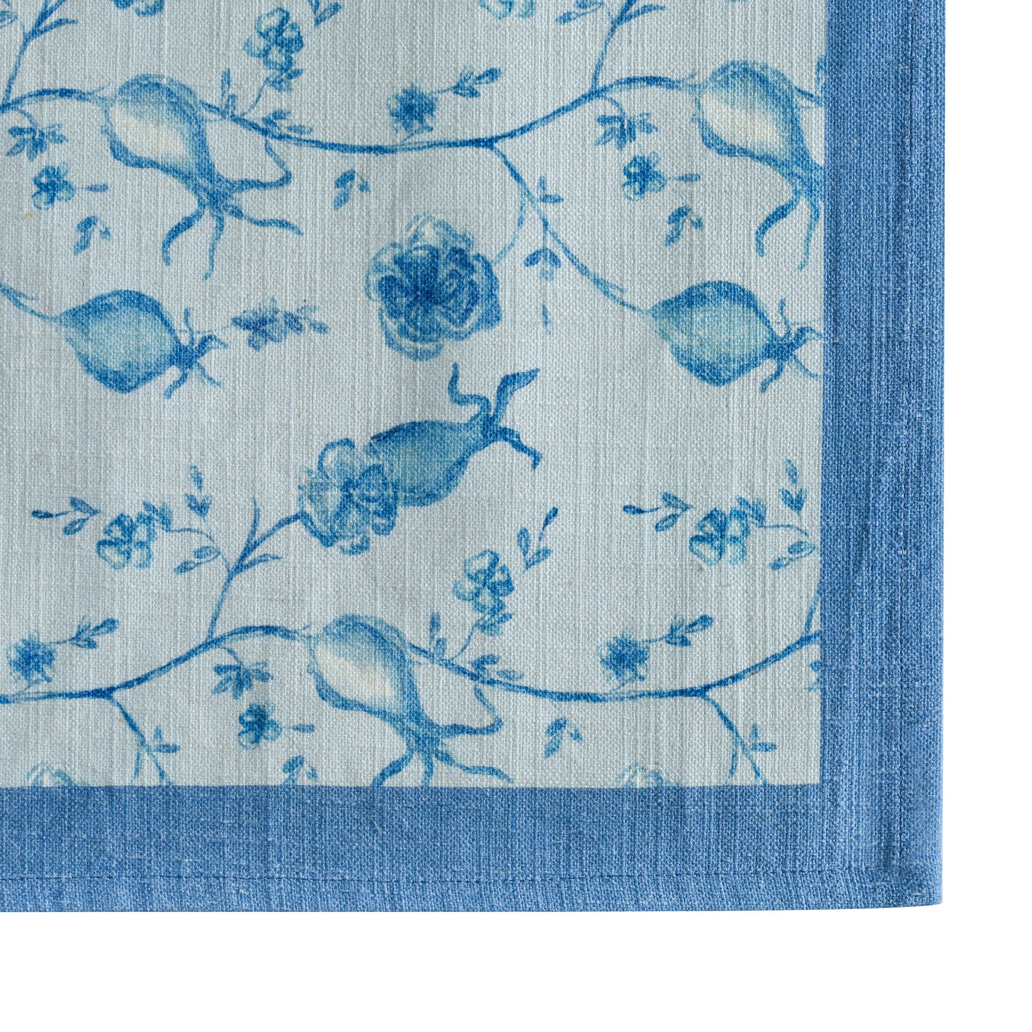 Dolce Natural Cotton Napkin - Set of 4 - Baby Blue - Image 3