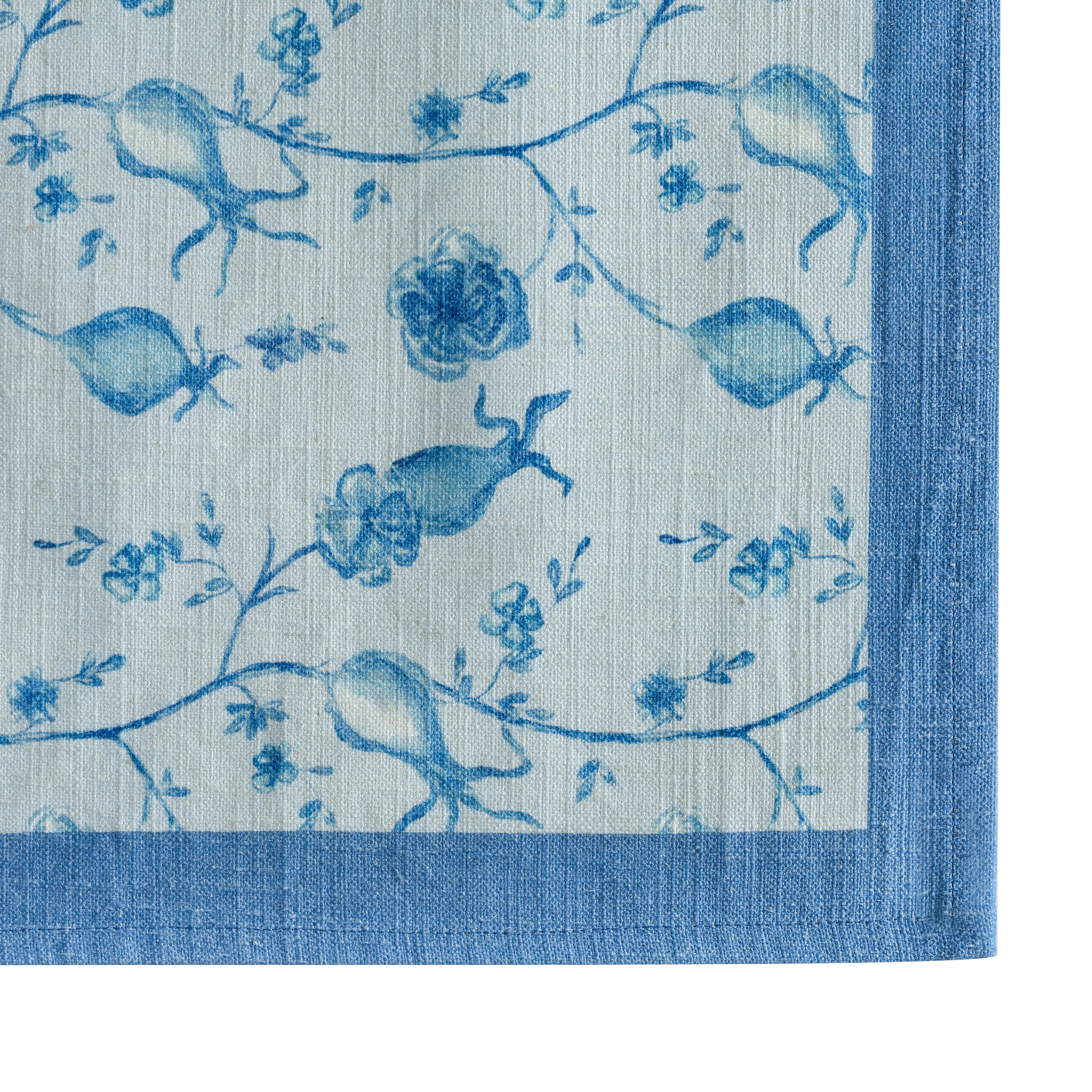 Dolce Natural Cotton Napkin - Set of 4 - Baby Blue - Image 3