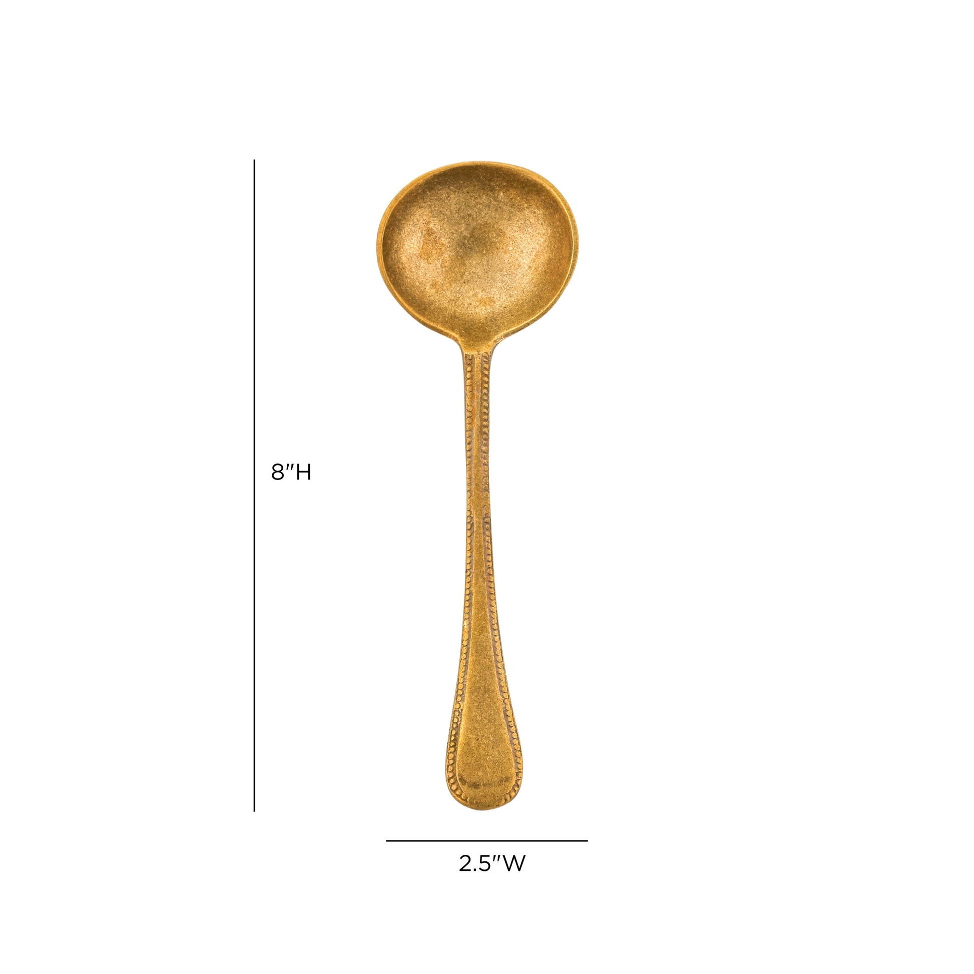 Anuja Large Brass Serving Spoon - Image 5