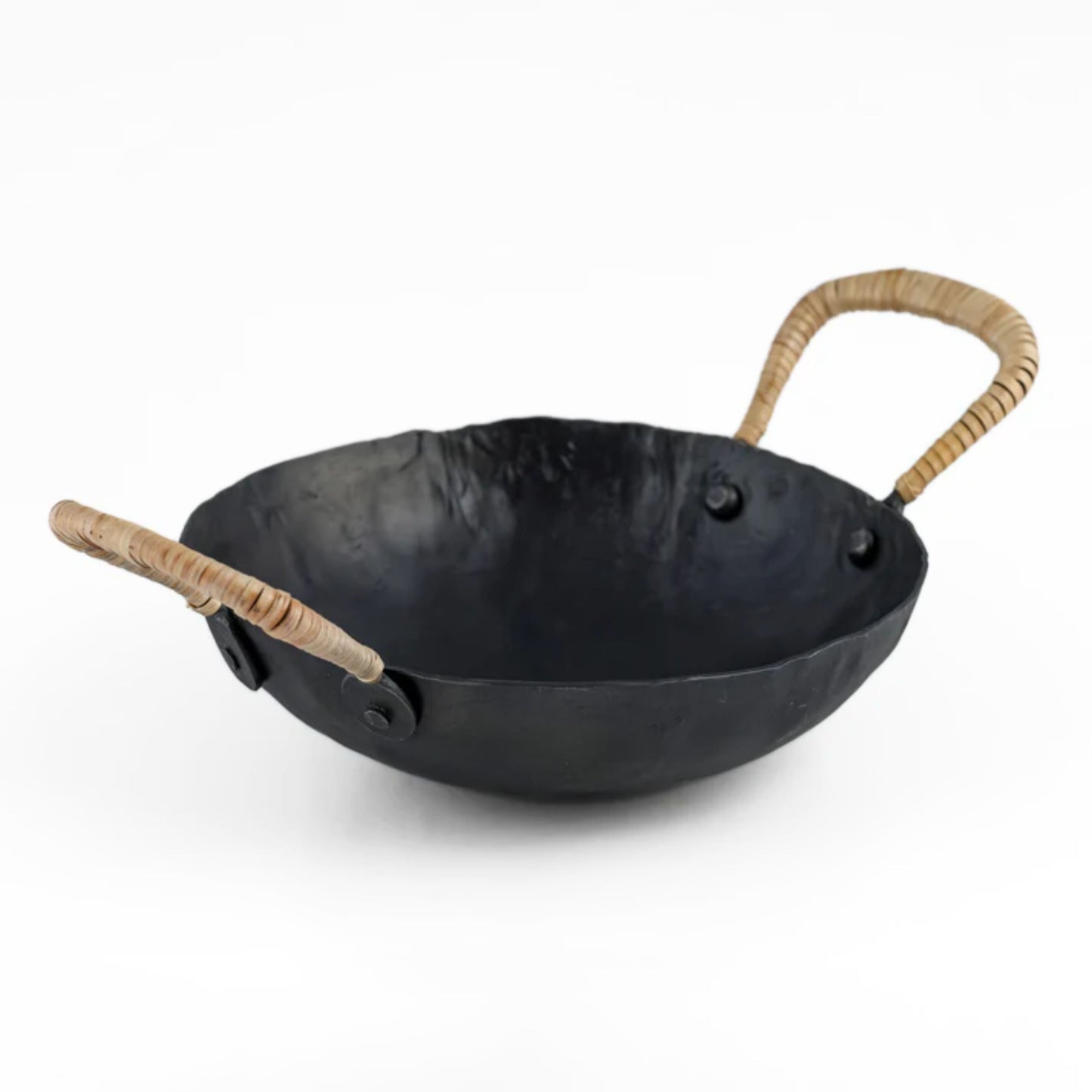 Verma Black Hammered Iron Catchall - Image 2