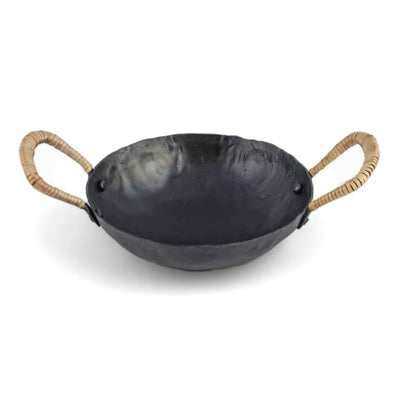 Verma Black Hammered Iron Catchall - Image 1