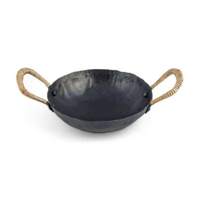 Verma Black Hammered Iron Catchall - Image 1