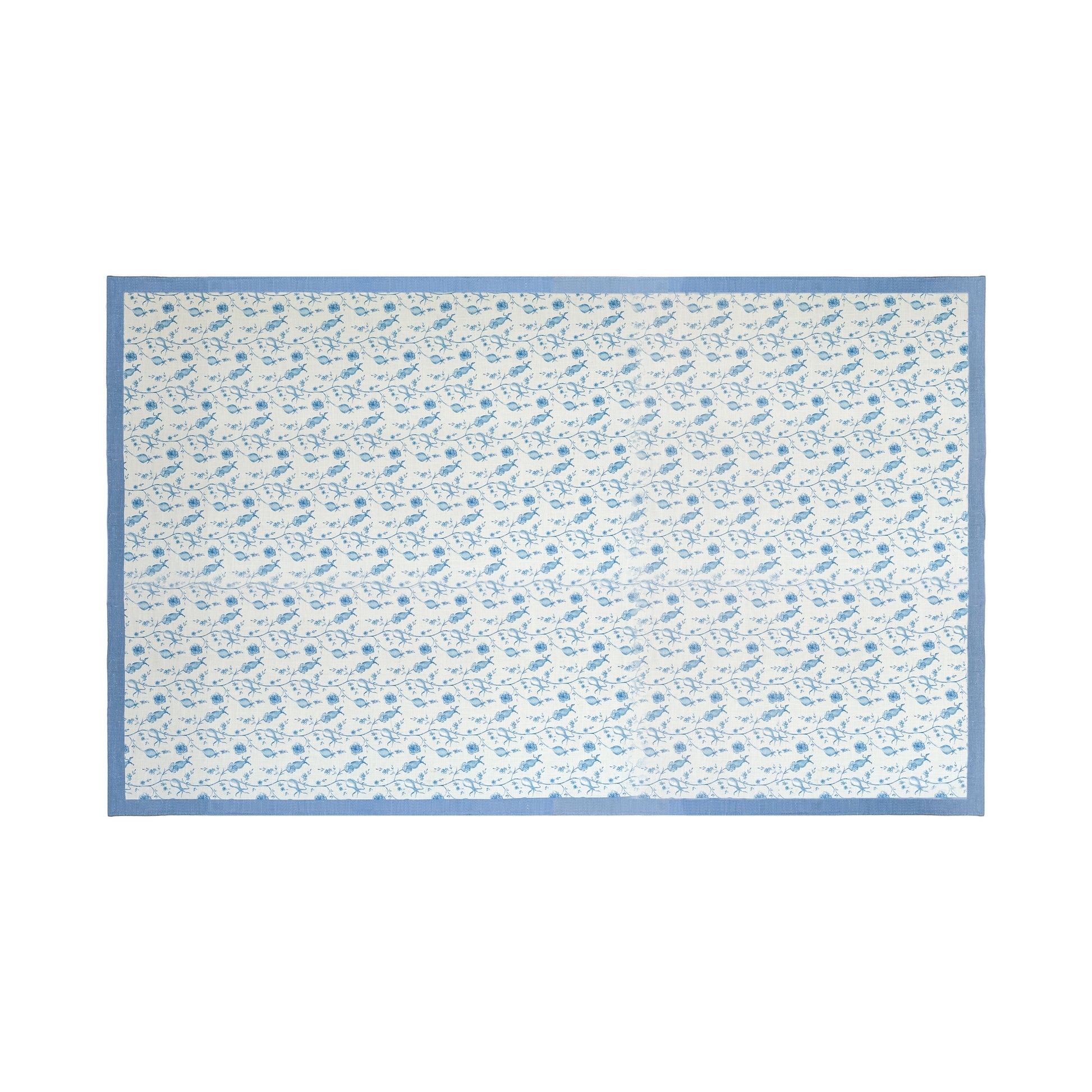 Dolce Natural Cotton Table Cloth - Baby Blue / 70" x 120" - Image 1