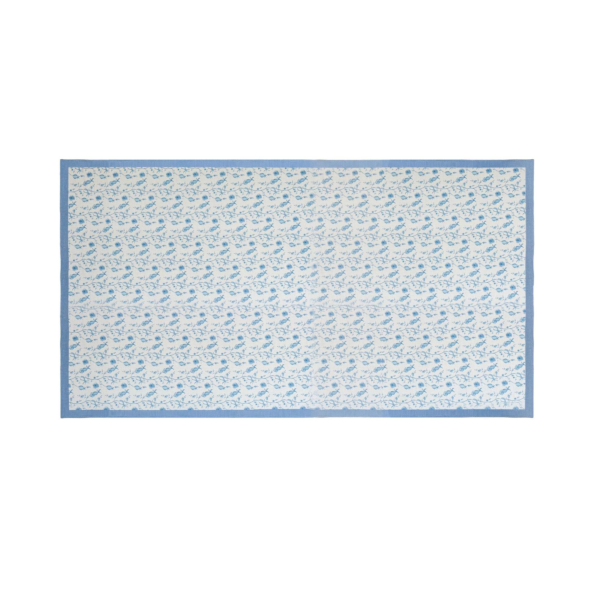 Dolce Natural Cotton Table Cloth - Baby Blue / 70" x 140" - Image 1