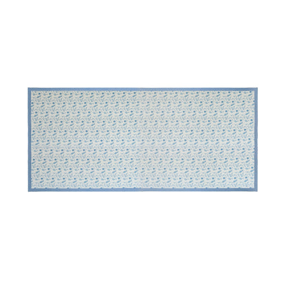 Dolce Natural Cotton Table Cloth - Baby Blue / 70" x 160" - Image 1