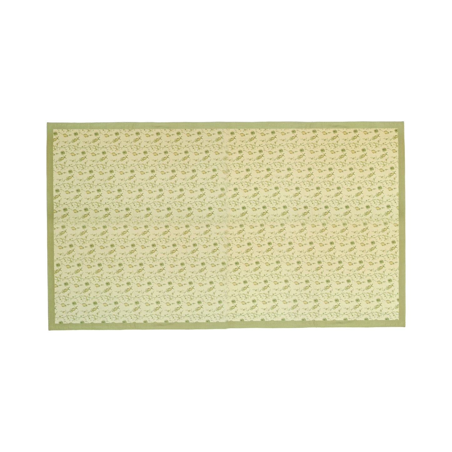 Dolce Natural Cotton Table Cloth - Olive Green / 70