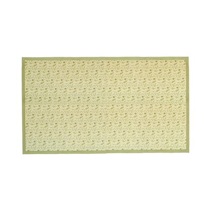 Dolce Natural Cotton Table Cloth - Olive Green / 70" x 120" - Image 1