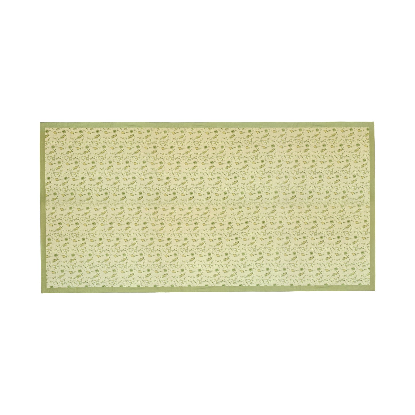 Dolce Natural Cotton Table Cloth - Olive Green / 70