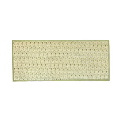 Dolce Natural Cotton Table Cloth - Olive Green / 70" x 160" - Image 1