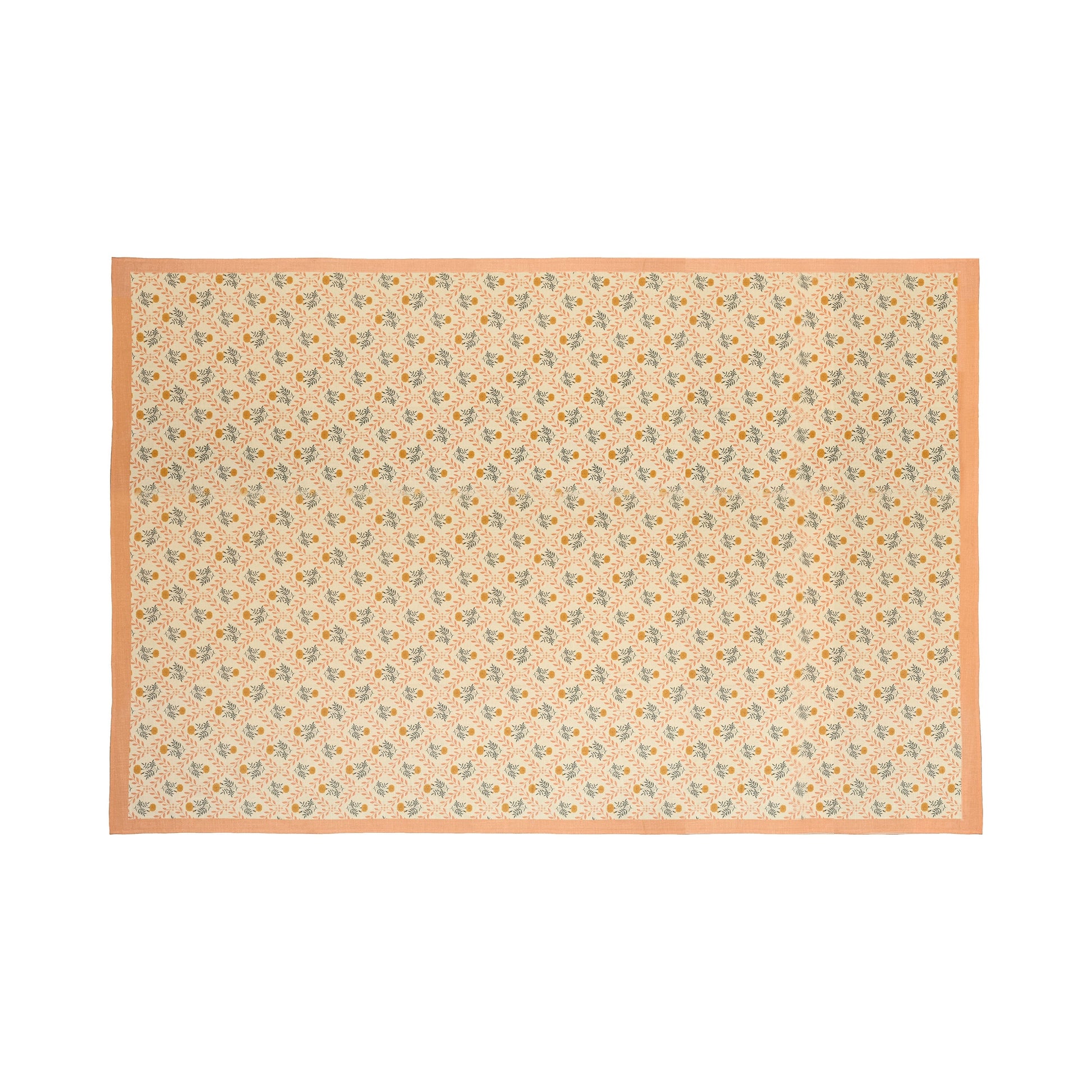 Dolce Natural Cotton Table Cloth - Blush / 70" x 120" - Image 1