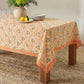 Dolce Natural Cotton Table Cloth - Blush / 70" x 120" - Image 2