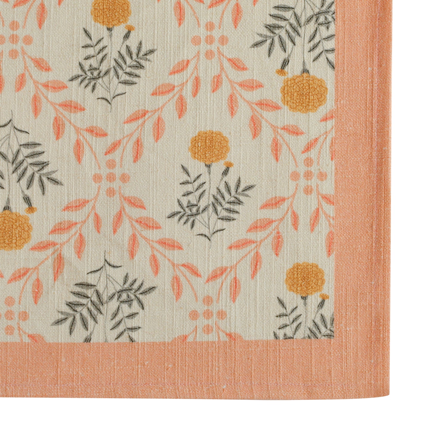 Dolce Natural Cotton Napkin - Set of 4 - Blush - Image 4