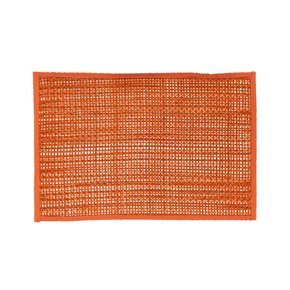 Peele Seagrass Placemat - Set of 4 - Terracotta - Image 1