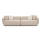 Sylvie 118" Cream Performance Boucle Sofa - Image 1