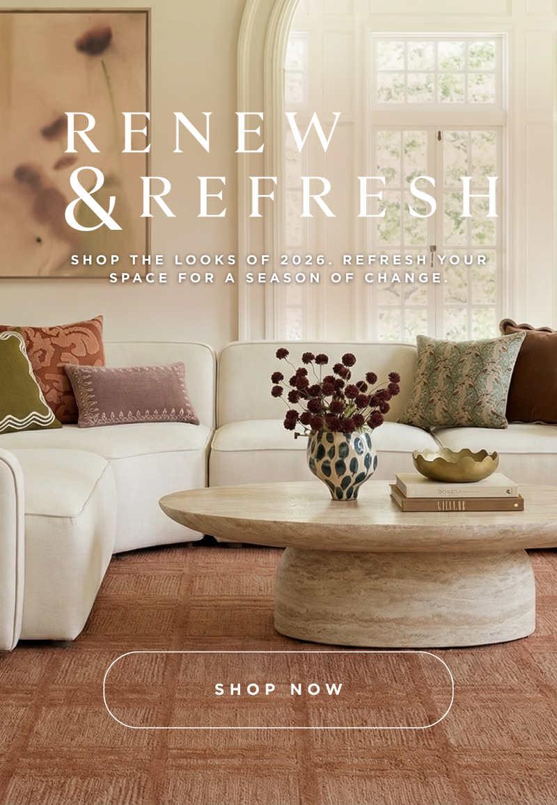 
                Living room with 'Renew & Refresh' text overlay and call to action.
              