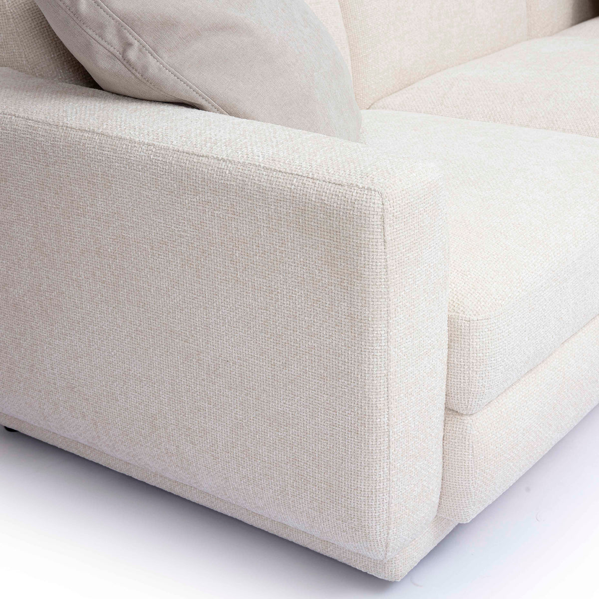 Perry 5-Piece Modular L-Sectional - Cream - Image 6