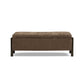 Abby 52" Nubby Fabric Storage Bench - Brown - Image 4