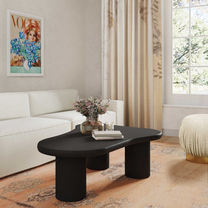 Gotham 48" Wood Coffee Table - Dark Umber - Image 1