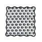 Crissy Cotton Canvas Printed Napkins - Set of 4 - Black Vintage Floral - Image 3